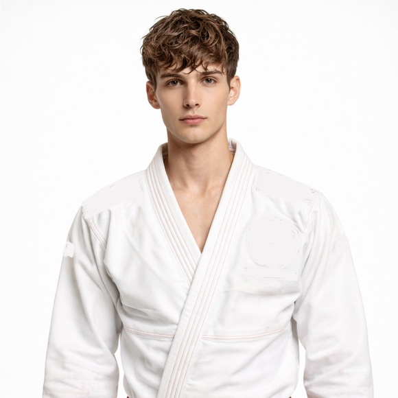 BJJ Gi A1L White & Red “Want vs Need” Jiu-Jitsu Grappling Uniform + A2 Belt